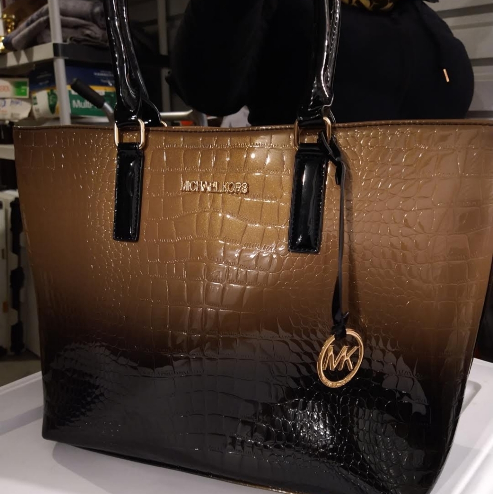 Michael kors brown and black purse